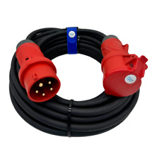 CEE Starkstromkabel H07RN-F 400V 32A 5x4mm² MENNEKES Verlängerung IP54 2-50m