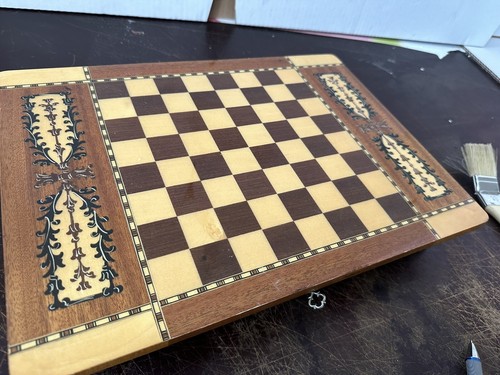 Altes brettspiel holz - altes,