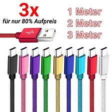 Ladekabel USB Typ C Schnell Datenkabel für Samsung Huawei Handy Schnellladekabel
