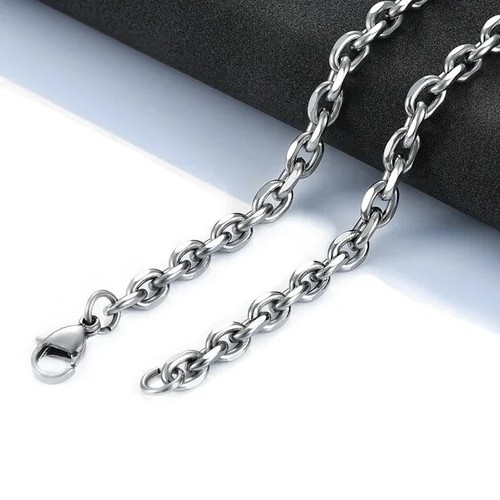 Edelstahl kette gold - edelstahl,