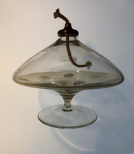 Nagel Glas-Öllampe auf Fuß