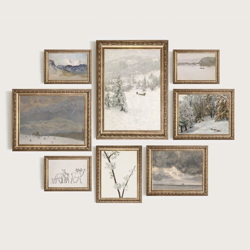 Poster vintage galerie wand - poster,