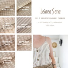 Leinen meterware natur - leinen,