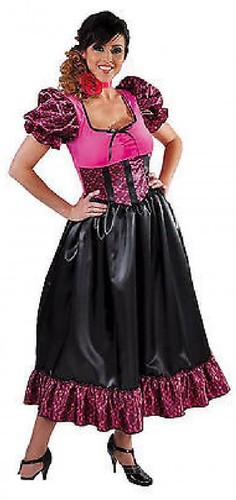 Saloonlady kostüm kleid - saloonlady,