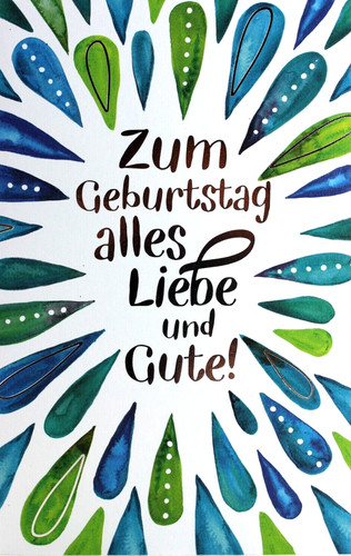 Geburtstagskarte retro stil - geburtstagskarte,