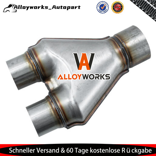 Edelstahl auspuff rohr - y,