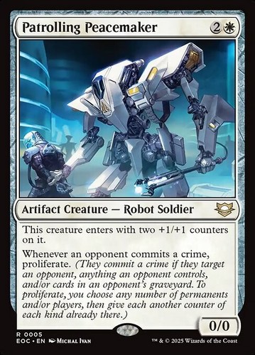 Mtg patrolling peacemaker - patrolling,