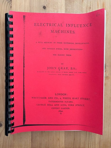 Electrical influence machines - electrical,