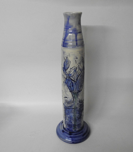 Vintage hohe vase - vase, karlsruher