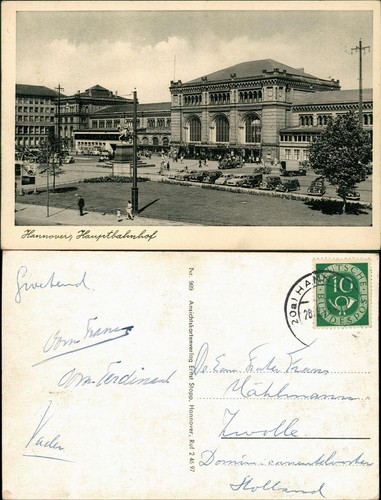 Ansichtskarte hannover - ansichtskarte,