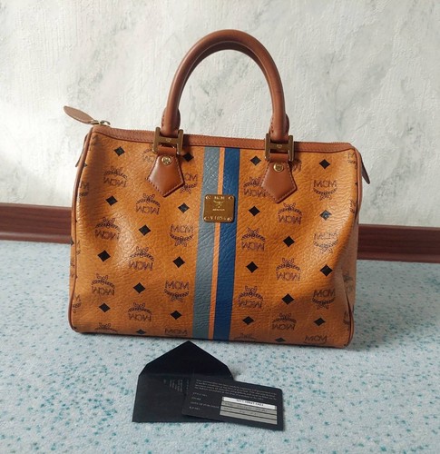 Mcm boston cognac - mcm,