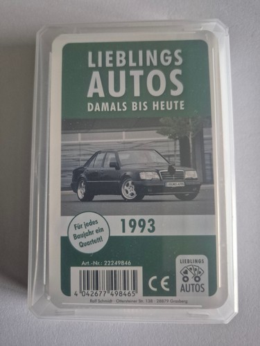 Auto quartett 1993 - quartett,
