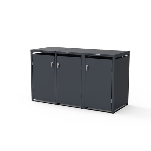 Schartec mülltonnenbox 3er - schartec®,