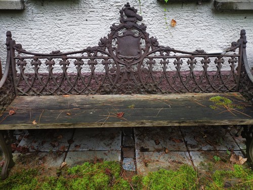 Antike historismus gartenbank - antike,