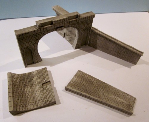 Tunnelportal gleisig - 1, h0,