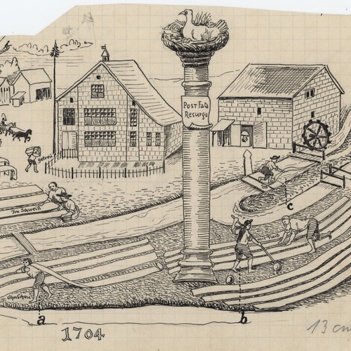 Illustration tuchmacherei - illustration,