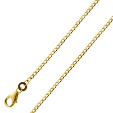 Panzerkette 6mm gelbgold 585 - 1,6mm,