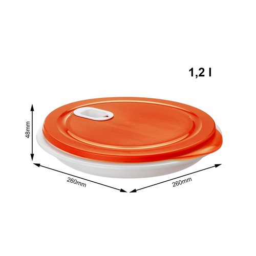 Rotho mikrowellen teller - teller, xl