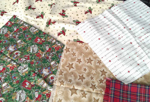 Kleines stoffpaket weihnachten - kleines,