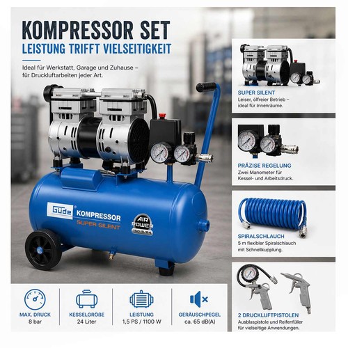 Güde flüster kompressor - flüster,