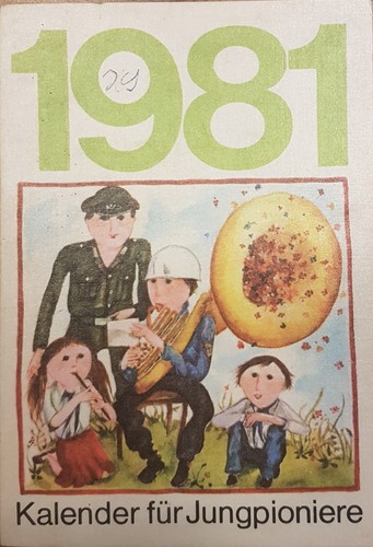 Alter ddr pionierkalender 1981 - alter,