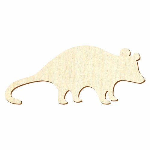 Holz opossum deko - holz,