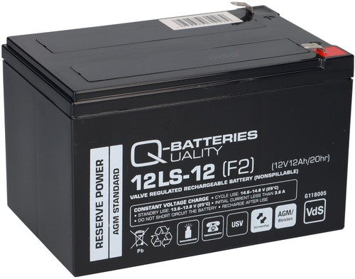 Akku 12v 12ah batterie - 12v,