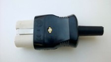 Heissgerätestecker black ohne