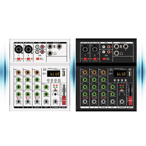 Audiomixer kanal portable - 4-kanal,