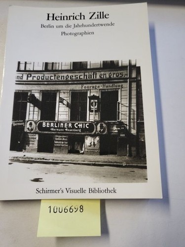 Zille heinrich photogr - zille, heinrich,