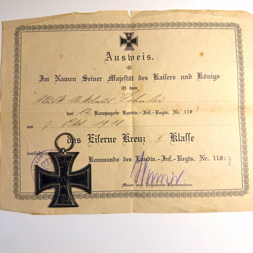 Eisernes kreuz klasse 1914 - kreuz, 2.