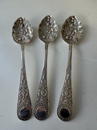 3er set verzierte versilberte - 3er,