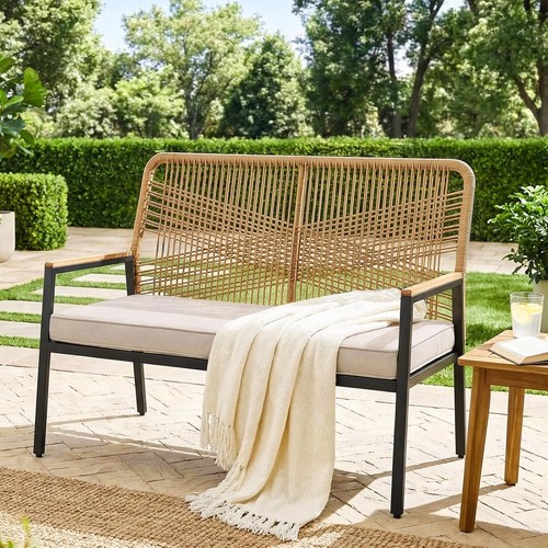 Polyrattan gartenbank rattan - gartenbank,