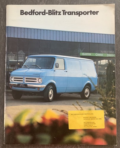 Prospekt opel bedford - opel,