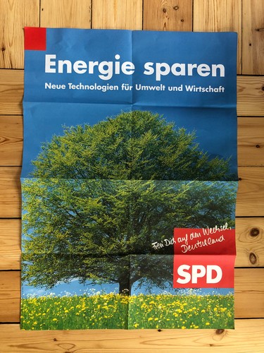 Spd wahlplakat 1994 energie - wahlplakat,