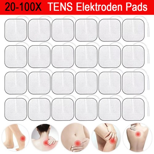 100x 4x4cm tens elektroden - 4x4cm,