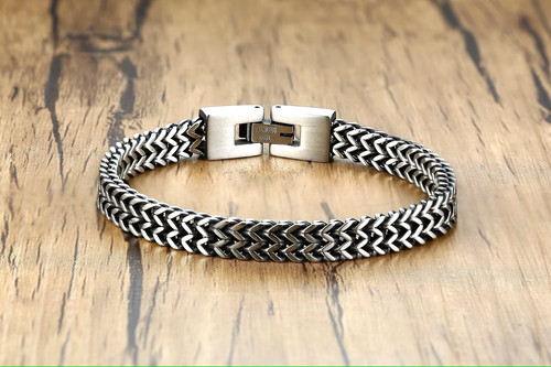 Herren edelstahl armband k18 - herren,