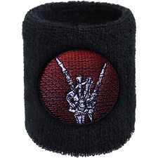 Heavy metal schweissband skull - metal,