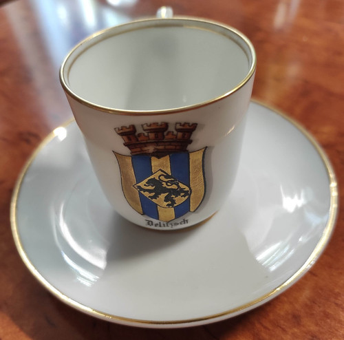 Mokka tasse service goldrand - tasse,