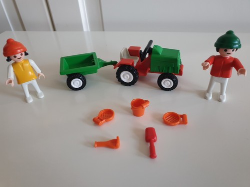 Playmobil kinder mit traktor - ,