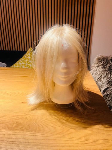 Kunsthaar perücke platinblond - perücke,