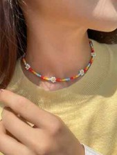 Damen halsketten mit perlen - mit,