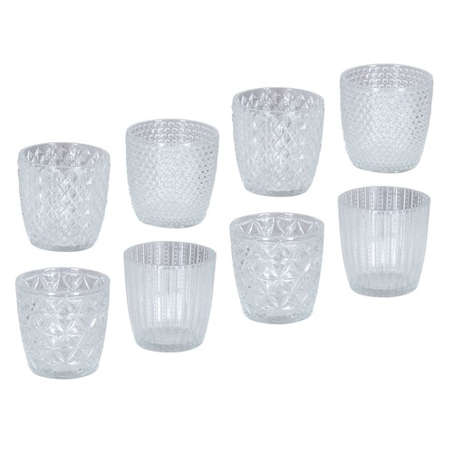 8er set windlicht 5cm - set, h7,5cm