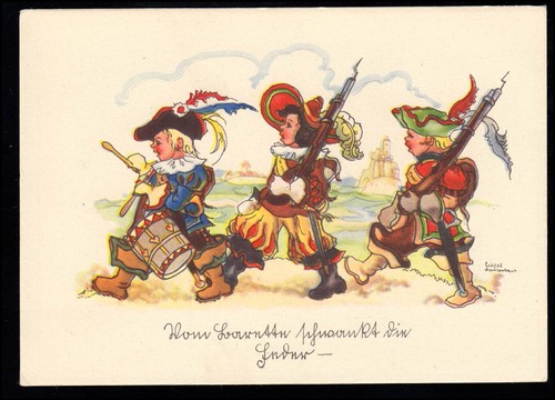 Karikatur kinder liesel - ak,