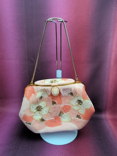 Vintage beaded bag - beaded,