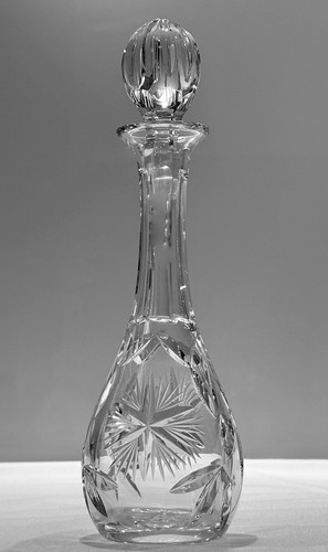 Kristallglas karaffe mit - karaffe,