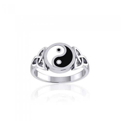Keltisch yin yang trinität - yin,