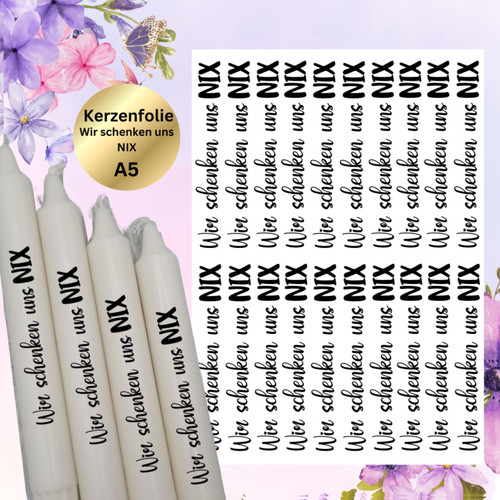 Tattoofolie kerze nix - tattoofolie,