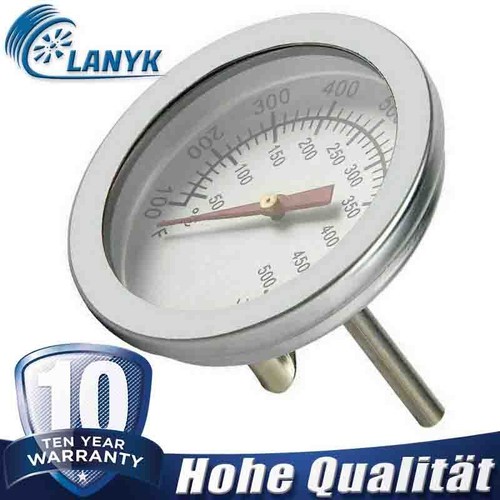 500 grad grill thermometer - 500°c,