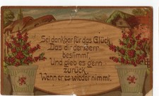 Postkarte - Motiv mit Spruch -